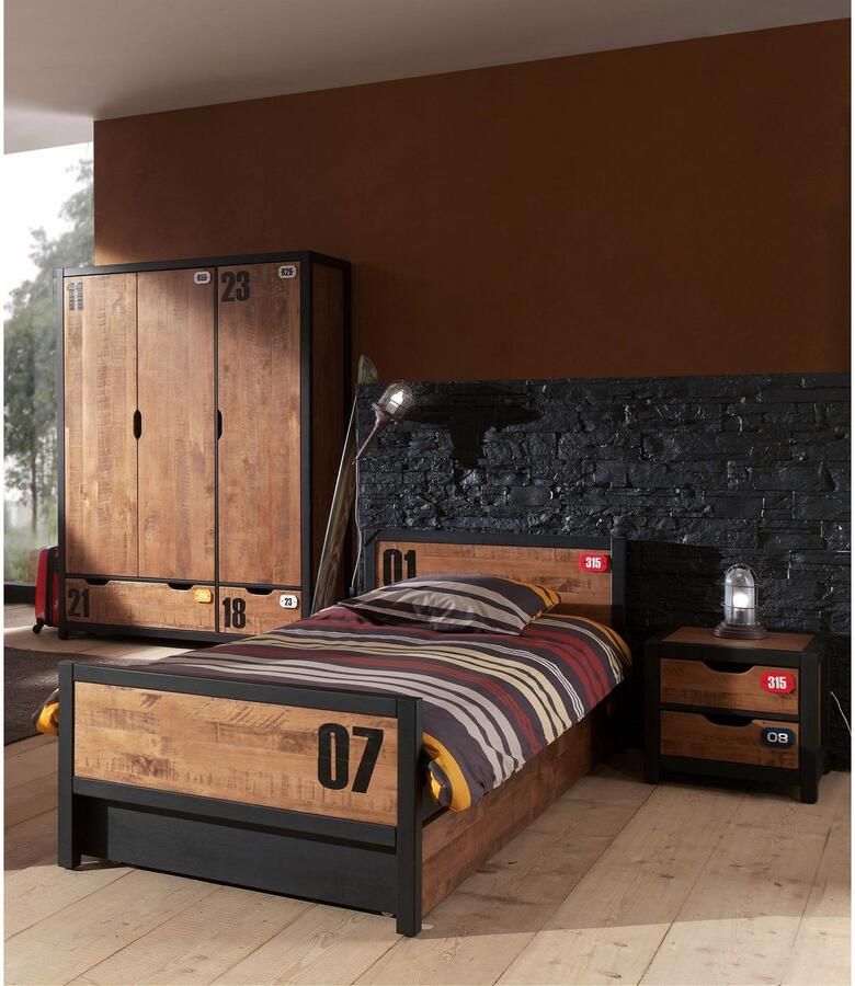 Vipack Kinderledikant Alex van gedeeltelijk massief grenen en mdf - Foto 4