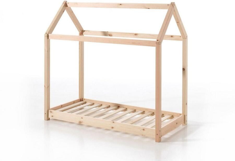 Vipack Kinderledikant Cabane massief dennenhout gemaakt in Europa inclusief lattenbodem - Foto 4