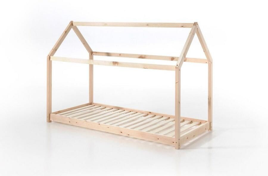 Vipack Kinderledikant Cabane massief dennenhout gemaakt in Europa inclusief lattenbodem - Foto 4