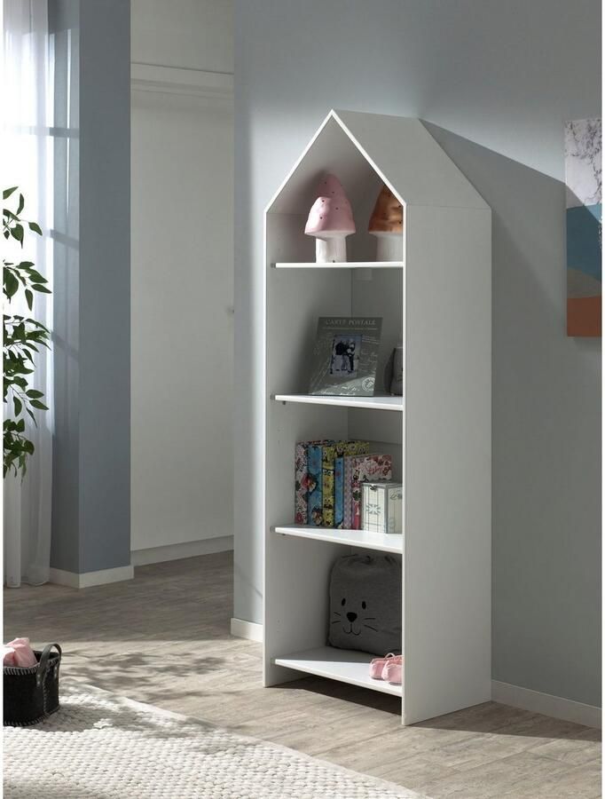 Vipack Kinderrek Casami rek kast met 3 planken en veel opbergruimte - Foto 4