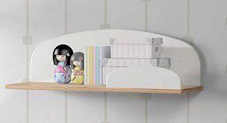 Vipack Kinderrek Kiddy plank massief dennenhout om op te hangen Wandplank MDF componenten gelakt keuze 45 cm of 65 cm breed - Foto 4
