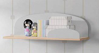 Vipack Kinderrek Kiddy plank massief dennenhout om op te hangen Wandplank MDF componenten gelakt keuze 45 cm of 65 cm breed - Foto 5
