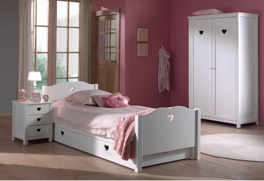 Vipack 2-deurs kledingkast Amori wit 190x110x57 cm Leen Bakker - Foto 3