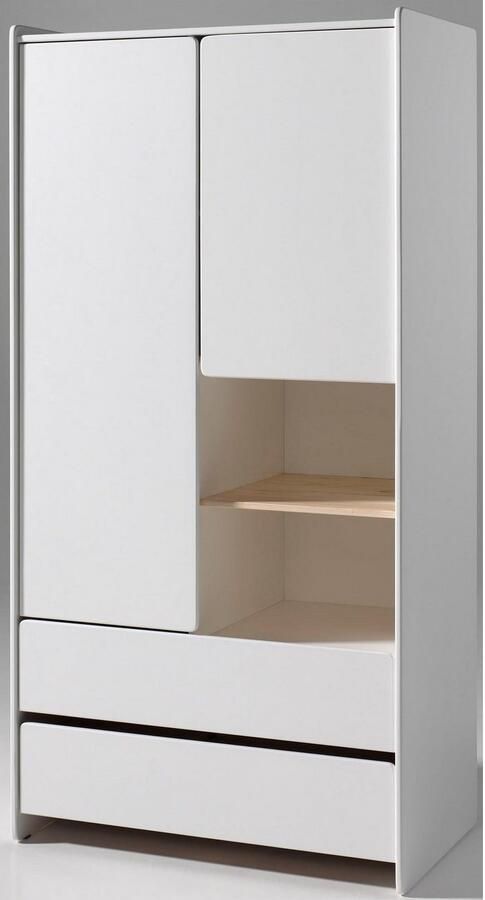 Vipack Kledingkast Kiddy met functionele indeling en 2 lades stevig gebouwd - Foto 4
