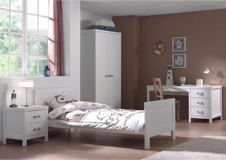 Vipack 2-deurs kledingkast Lewis wit 205 8x96 8x80 cm Leen Bakker - Foto 6