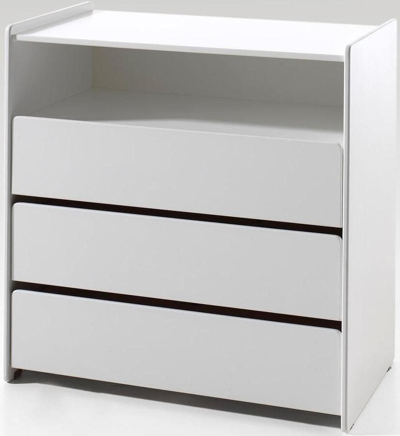 Vipack Ladekast Kiddy met 3 ruime lades en 1 open vak Lades met soft-close universeel inzetbaar - Foto 2