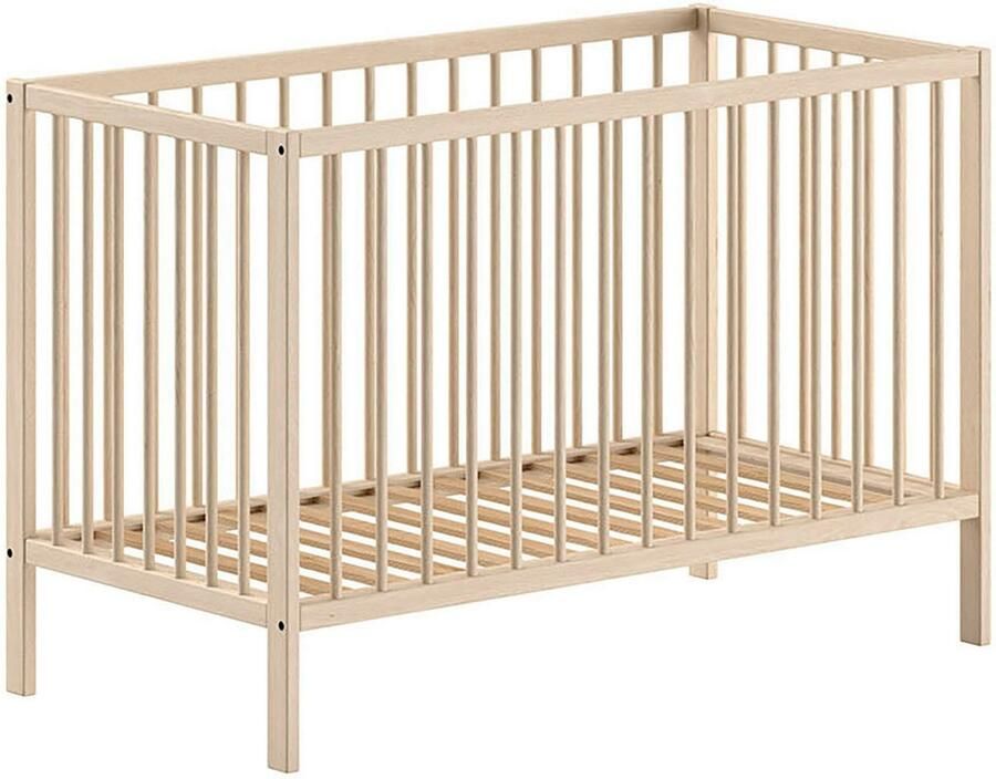 Vipack Ledikantje Dino 60 120 cm met 3-voudig verstelbare lattenbodem stevige constructie