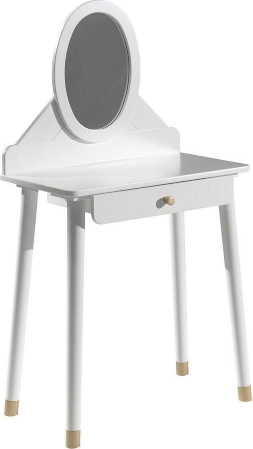 Vipack Kinderkaptafel Billy met spiegel hout wit - Foto 4