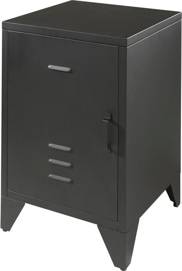 Vipack Nachtkastje Bronxx met 1 deur met magnetische sluiting daarachter 2 ruime vakken - Foto 2