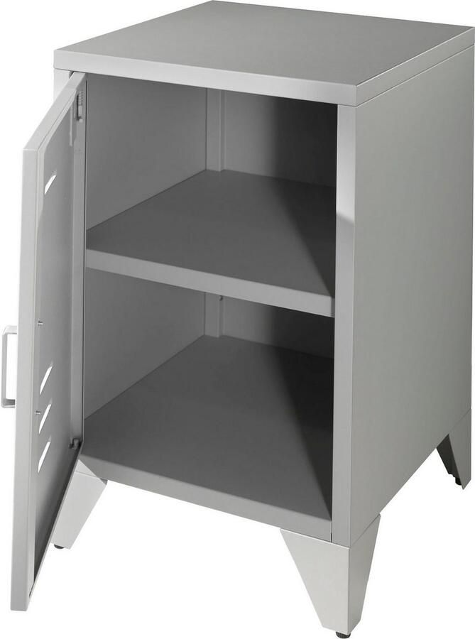 Vipack Nachtkastje Bronxx met 1 deur met magnetische sluiting daarachter 2 ruime vakken - Foto 4