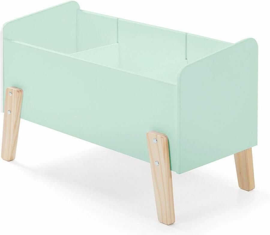 Vipack Speelkoffer Kiddy 80 x 39 x 47 cm mintgroen - Foto 2