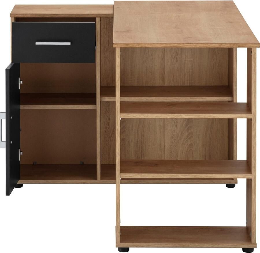 VOGL Möbelfabrik Hoekbureau Ecki variabel op te stellen hoekbureau