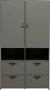 Vtwonen Kledingkast Stage Groen Hout 185x103x40cm (hxbxd) Vt Wonen - Thumbnail 1