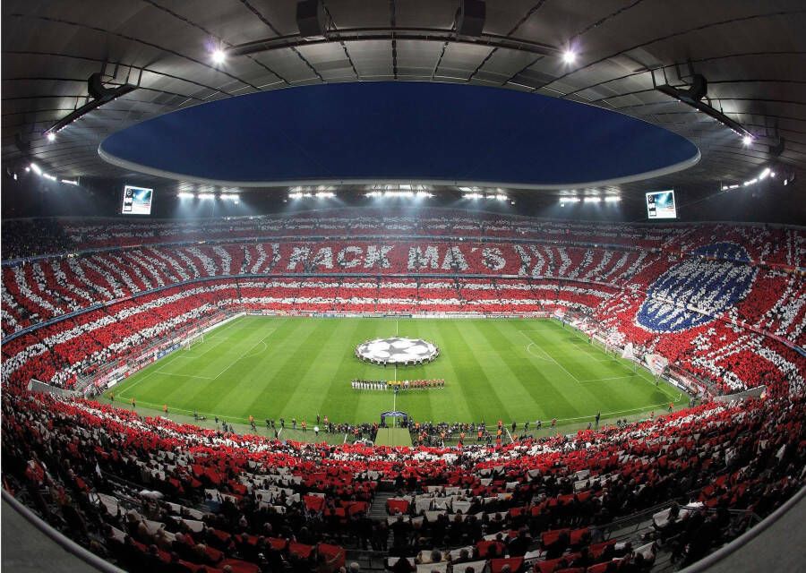 Wall-Art Fotobehang Bayern München Stadion Choreo Pack Mas