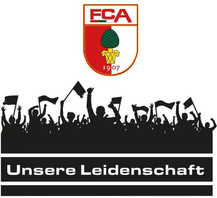 Wall-Art Wandfolie FC Augsburg hartstocht fans (1 stuk)