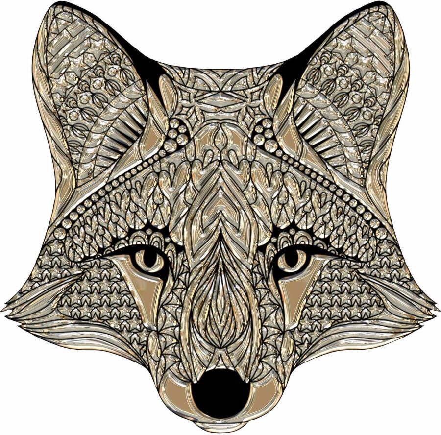 Wall-Art Wandfolie Metallic Fox