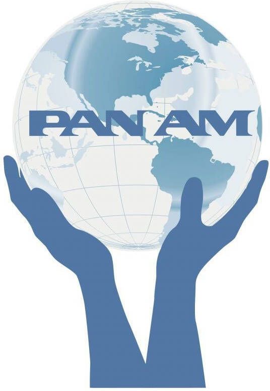 Wall-Art Wandfolie Pan American World Airways wereld (1 stuk)