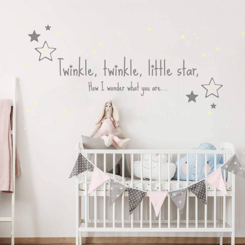 Wall-Art Wandfolie Twinkle little star lichtsterren (1 stuk)