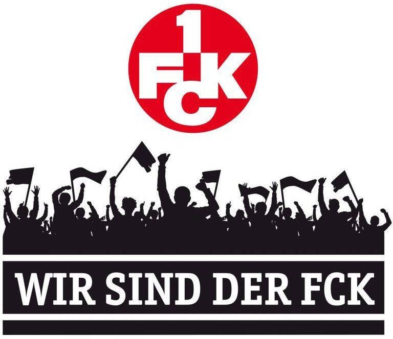 Wall-Art Wandfolie Wij zijn de FCK met logo (1 stuk)