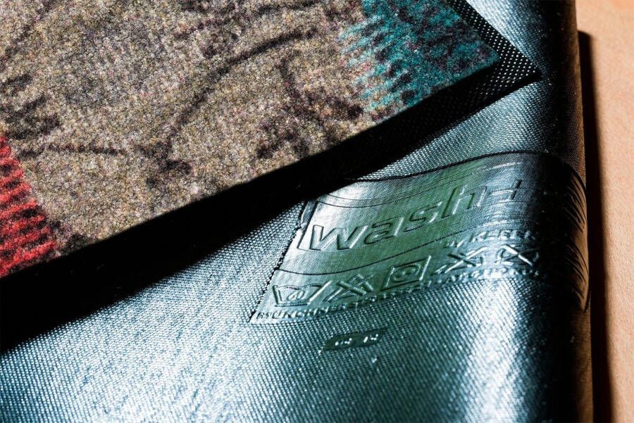 Wash+dry by Kleen-Tex Loper Vintage Patches Inloopmatten modern patchworkdesign antislip wasbaar
