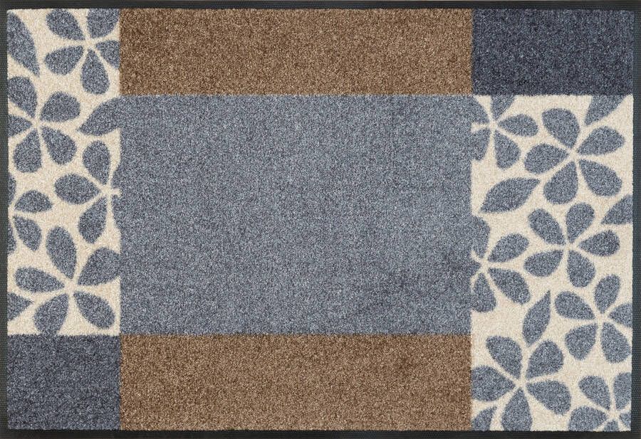 Wash+dry by Kleen-Tex Mat Florita Inloopmat antislip geschikt voor binnen en buiten wasbaar