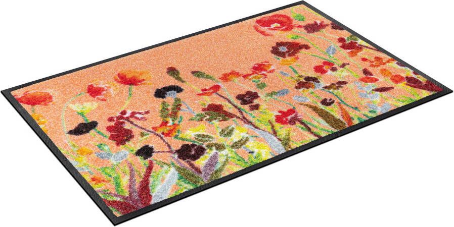 Wash+dry by Kleen-Tex Mat Wildflowers Inloopmat motief bloemen antislip wasbaar