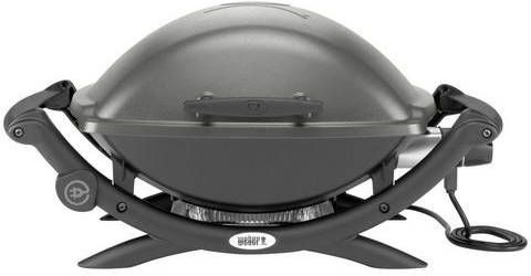 Weber Elektrische grill Q 2400 Dark Grey 80 cm x 48 cm x 66 cm