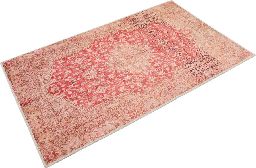Wecon Home Badmat Polaroid Vintage oriënt stijl badmat wasbaar (1 stuk)