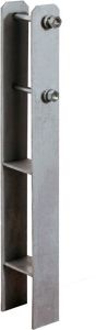 Weka H-anker om in beton te verankeren voor 9x9 palen (set 6 stuks)