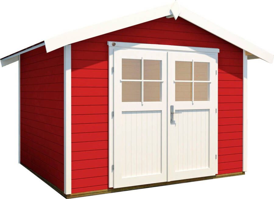 WEKA Tuinhuis 122 Gr4 Rood 235x300cm