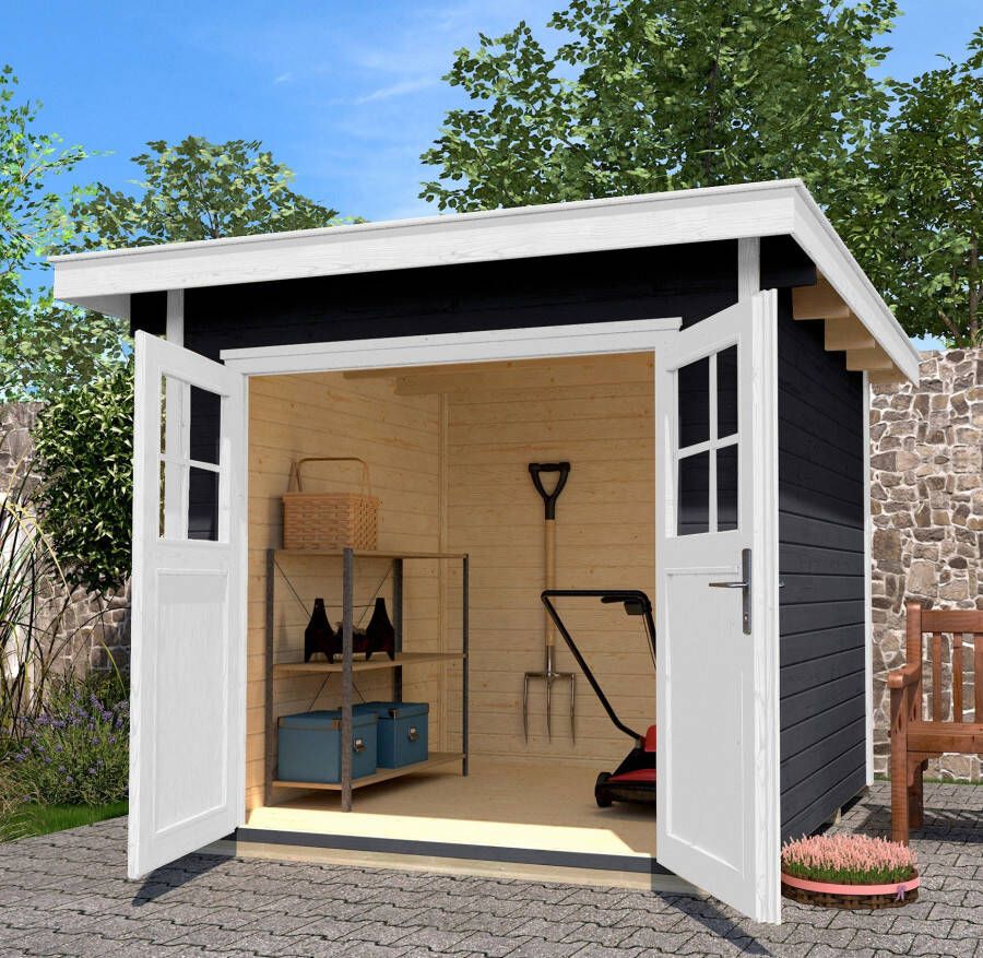 WEKA Tuinhuis 179 Gr3 Antraciet 240x295cm