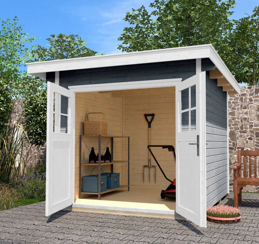 WEKA Tuinhuis 179 Gr4 Grijs 295x300cm