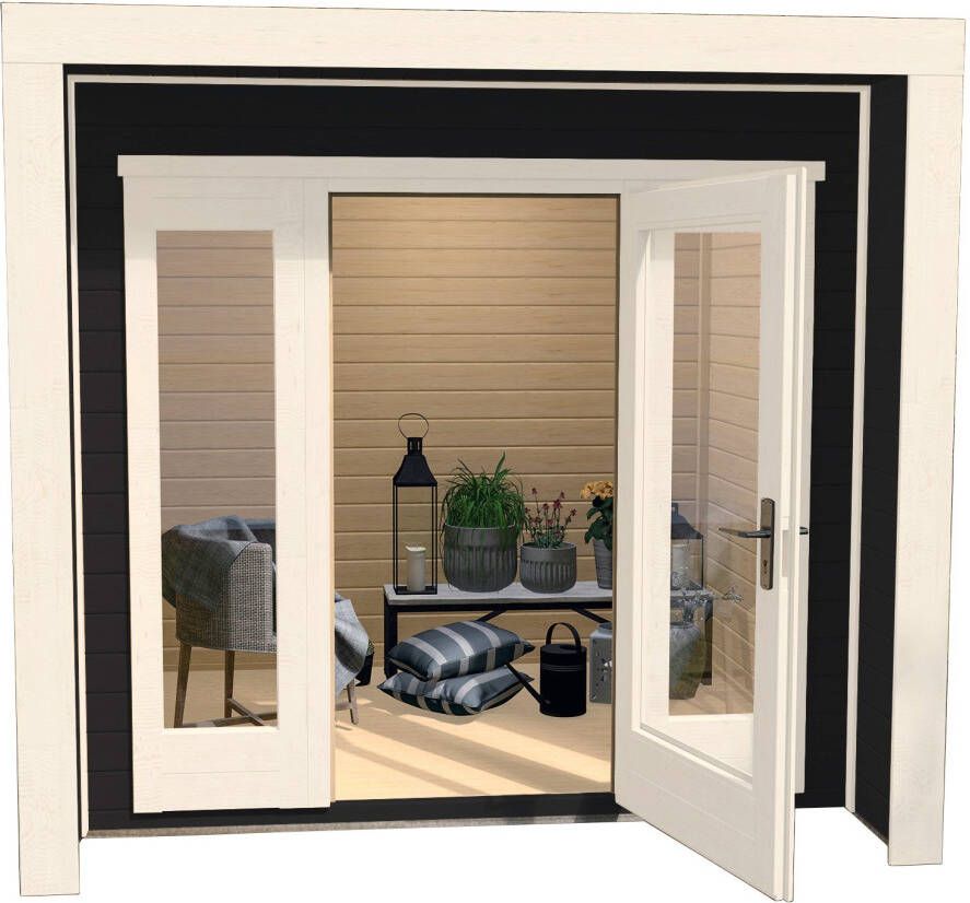 WEKA Tuinhuis 263 Gr1 Antraciet 235x239cm