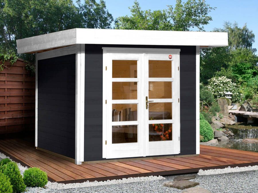 WEKA Tuinhuis 126 Gr3 Anthraciet 295x300cm