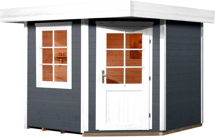 WEKA Tuinhuis 213 Gr1 Antraciet 238x238cm