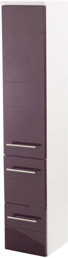 Welltime Halfhoge kast PORTO Breedte 25 cm met hoogglanzende fronten