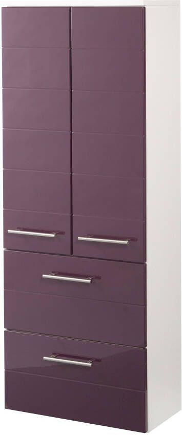 Welltime Halfhoge kast PORTO Breedte 50 cm met hoogglanzende fronten
