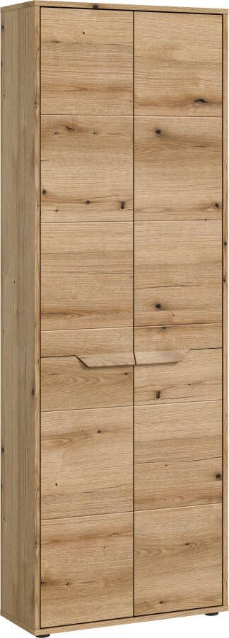 Welltime Hoge kast Kayu hoogte 189 cm 2 deuren 5 planken