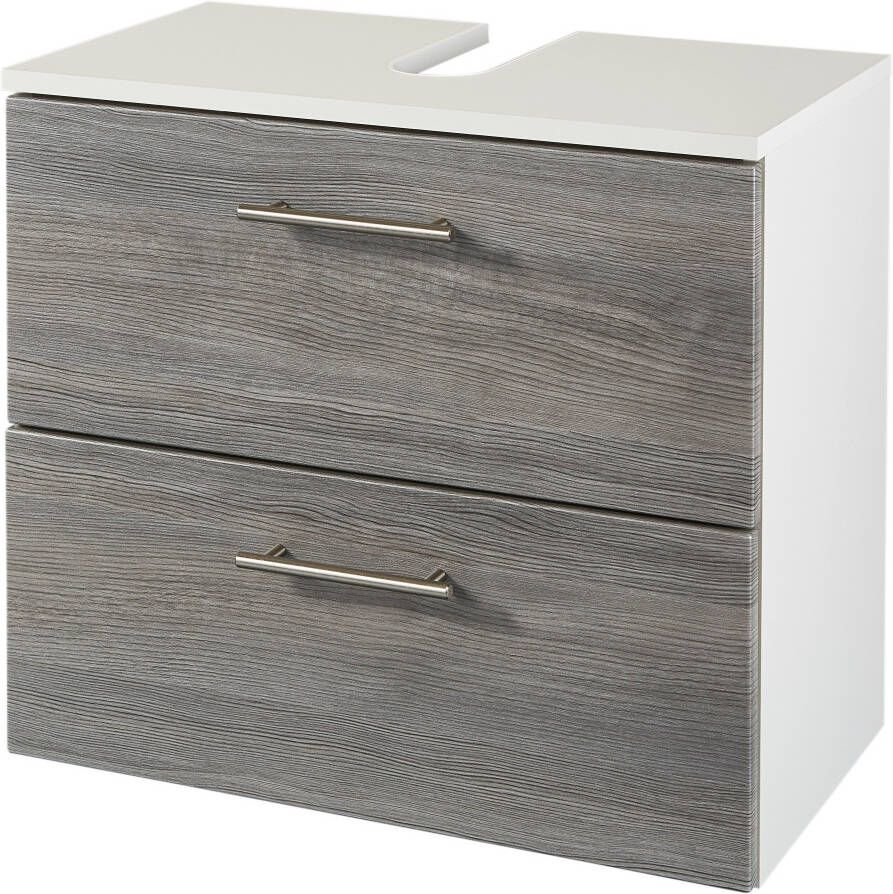 Welltime Wastafelonderkast Trento Badkamermeubel breedte 60 cm wastafelkast met poten Made in Germany