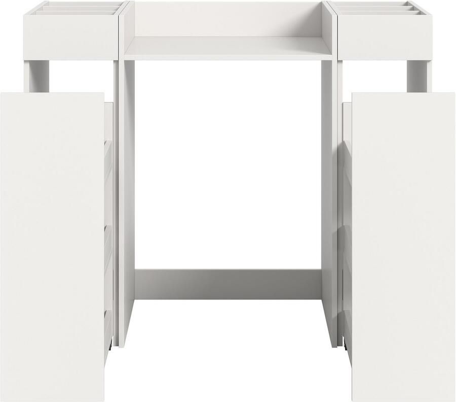 Welltime Badmeubelset FALAS TOPSELLER! 3-delig Huishoudelijke ruimte Set Breedte 124 cm Combinatie set badcombinatie badkamer organizer rollenkast ombouwkast (set 3 stuks)