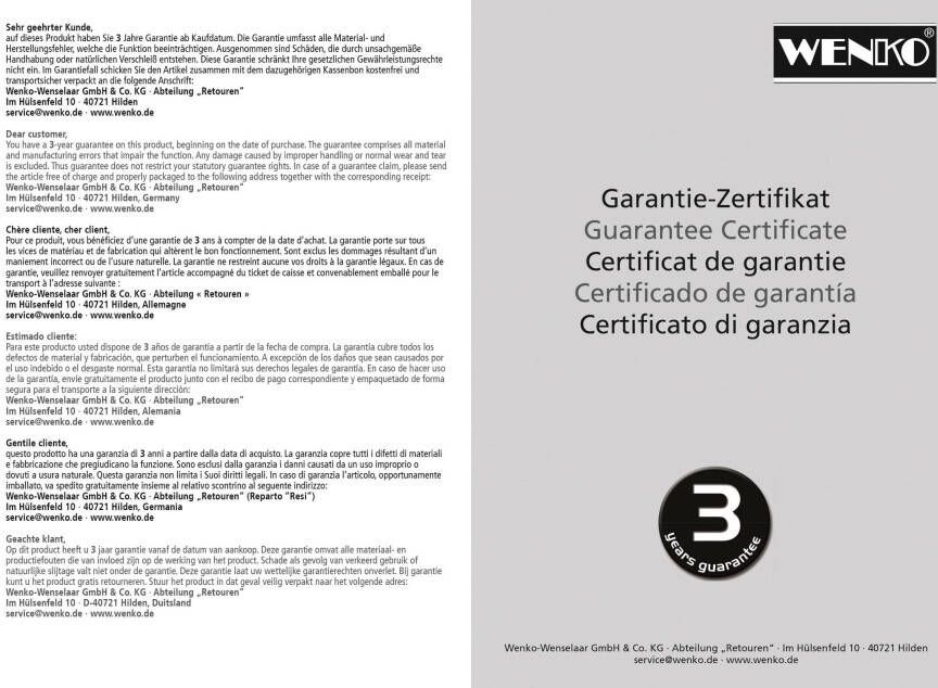 Wenko Doucherekje Turbo-Loc Quadro (1 stuk)