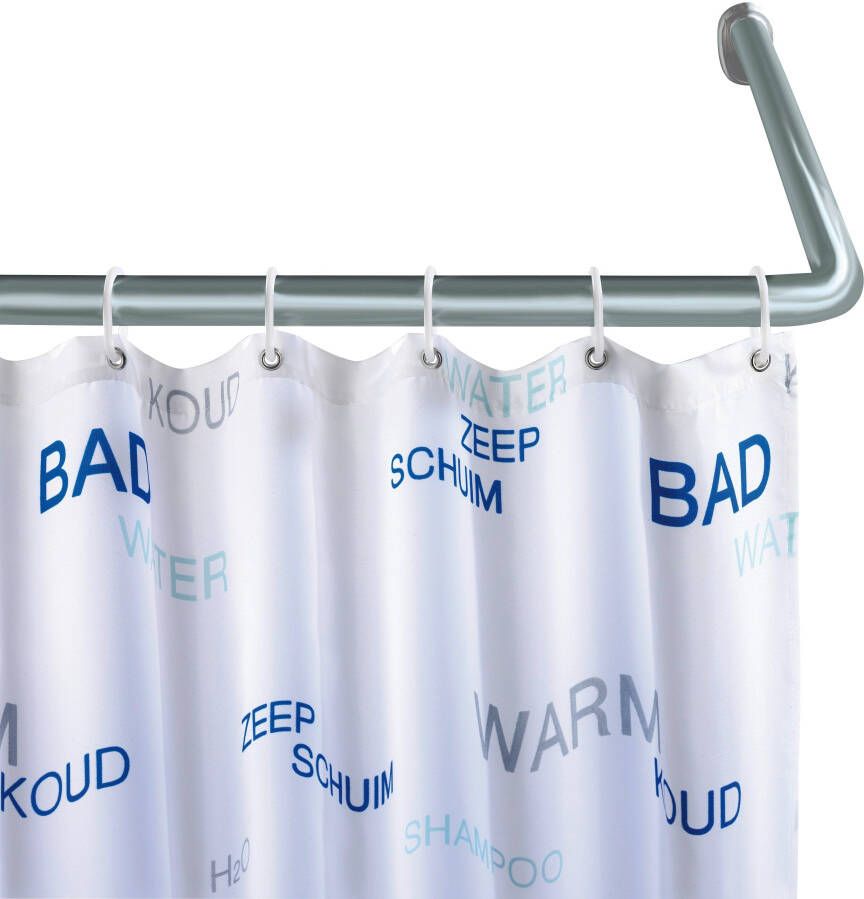 Wenko Hoekstang Universal extra stark Chroom op verschillende manieren te monteren