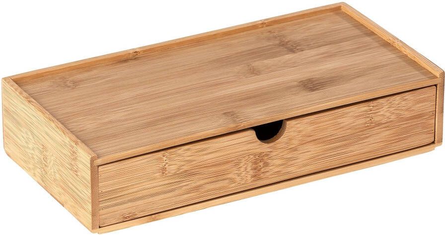 Wenko Organizer Model Terra Opbergdoos met lade ideaal voor badkamer gasten-wc keuken & gang