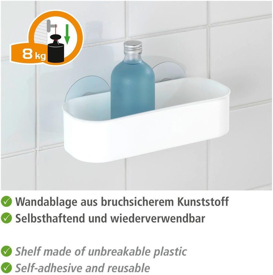 Wenko Badkamerrekje Static-Loc Osimo Bevestigen zonder boren