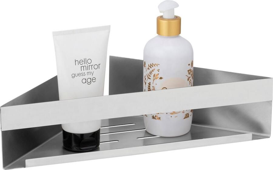 Wenko Badkamerrekje Turbo-Loc Genova Bevestigen zonder boren in de hoek