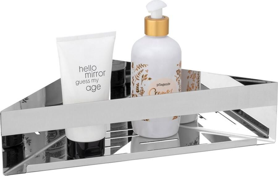 Wenko Badkamerrekje Turbo-Loc Genova Bevestigen zonder boren in de hoek