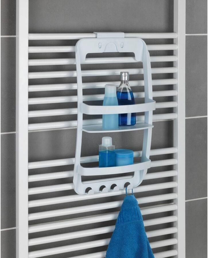 Wenko Badkamerrekje Universeel 2 legplanken 4 haken