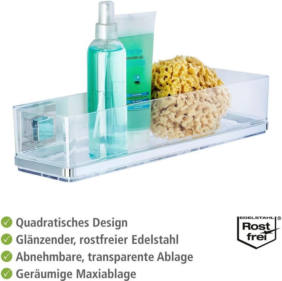 Wenko Badkamerrekje Vacuum-Loc Quadro