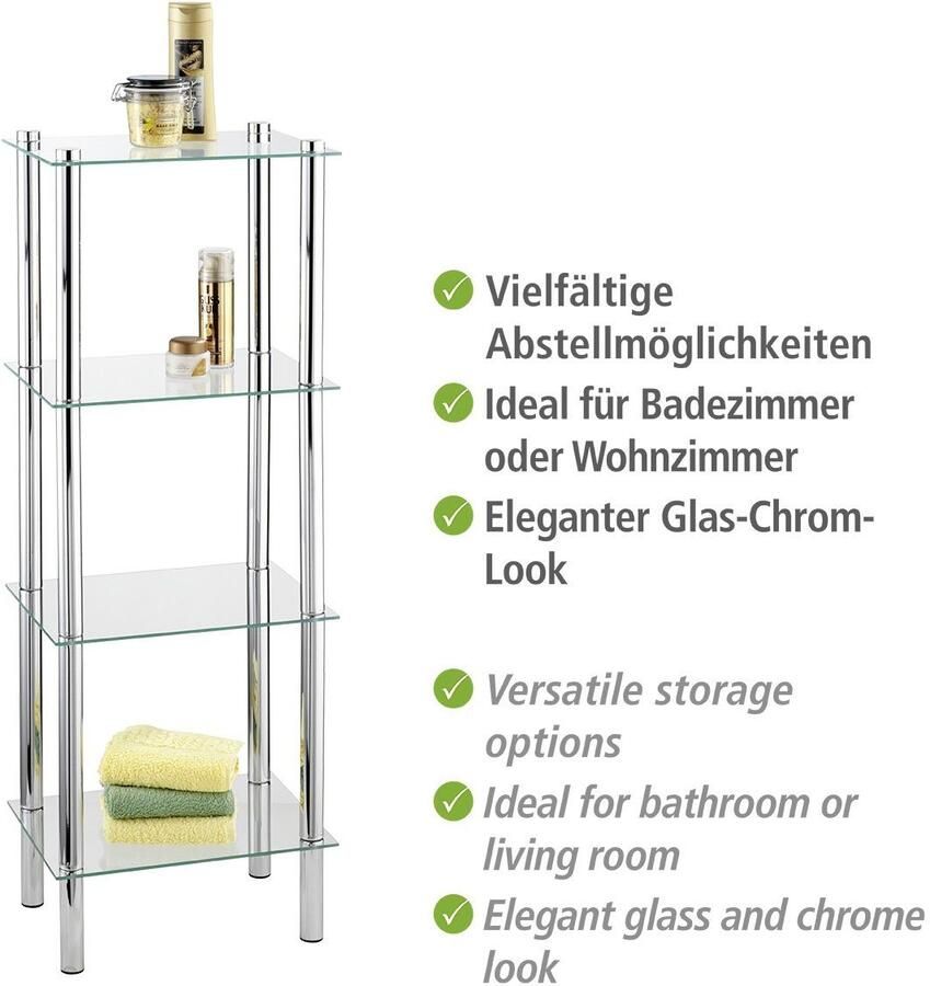 Wenko Badkamerrekje Yago 4 planken