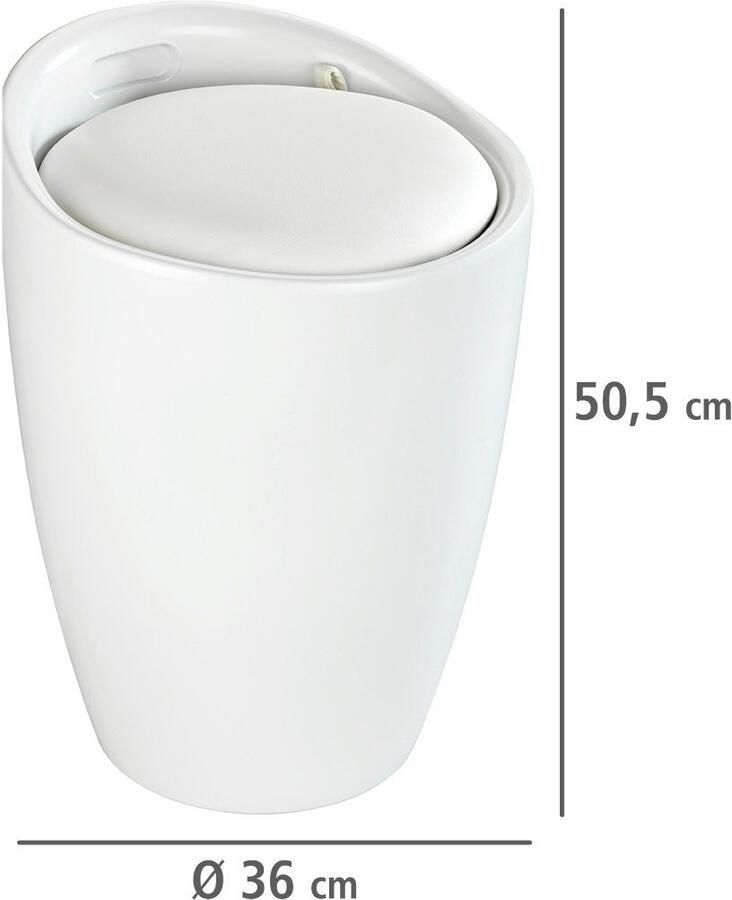 Wenko Badkruk Candy met een afneembare waszak (1 stuk)